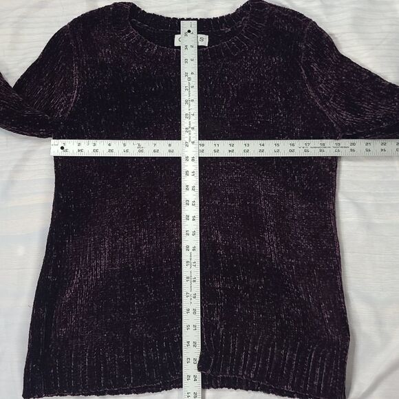 Orvis Purple Crew Neck Sweater, Women's  Medium - Picture 7 of 9
